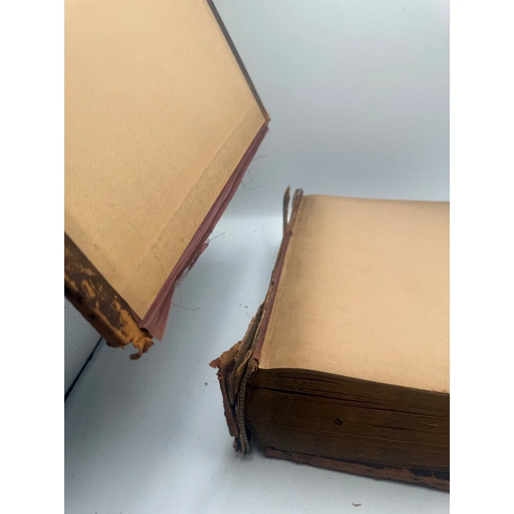 Antique 1894 Holy Bible Henry Altemus Edition Leather Gilt Illustrated Large